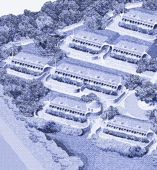 Image: Planned earthships.