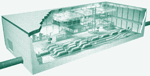 Image: Design for an underground transporation network.
