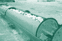 Image: Testing a new underground transportation vehicle.