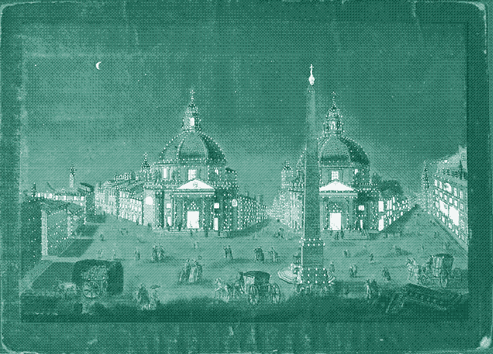 Image: peepbox, illustration taken from Early Visual Media structure of the wooden peepshow)