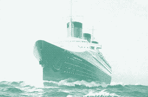 Image; The SS Normandie.