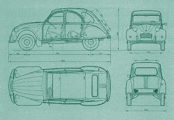 Image: The Citroën 2CV.