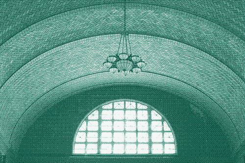 Image: The reception hall of Ellis Island