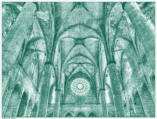 Image: Timbrel vaulting in the Santa Maria del Mar, Barcelona. Source: Flickr.