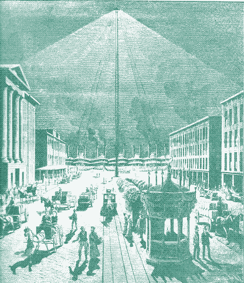 Image: Moonlight tower in New Orleans.