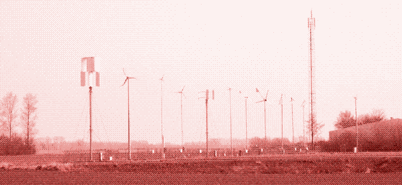 Image: Small wind turbines in a test in the Netherlands. Credit: Jeroen Haringman.