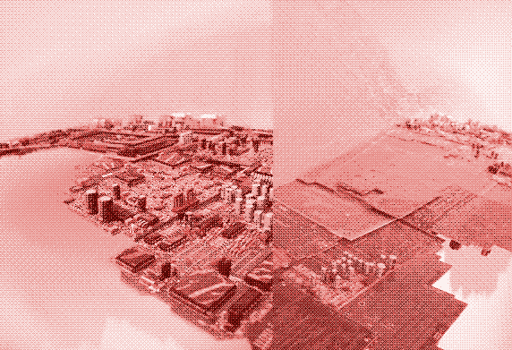 Artwork: cityscape I &amp; II by Grace Grothaus.