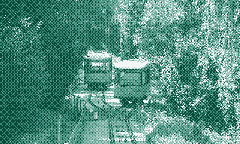 Image: Cable trains.