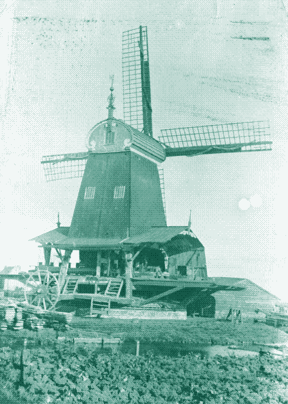 Image: The Dutch sawmill "De Eenhoorn". Source: Penterbak.