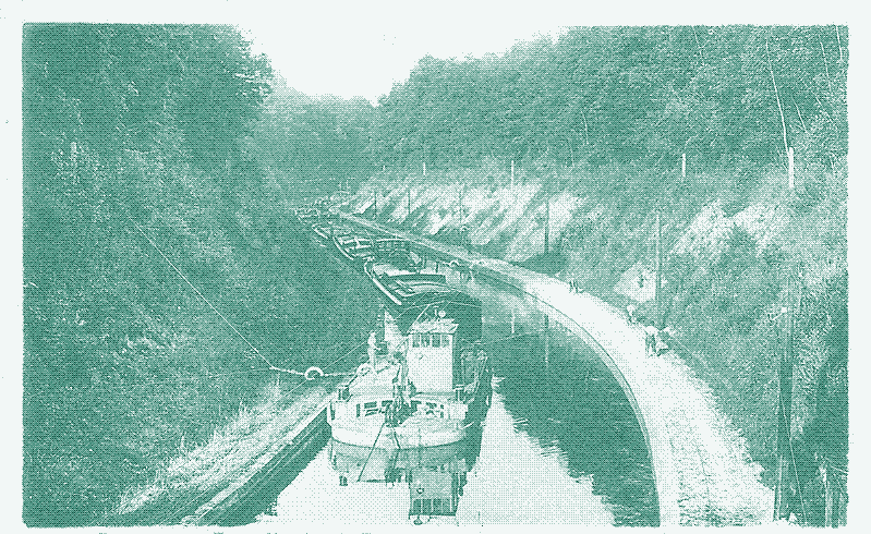 Image: A trolley towboat.