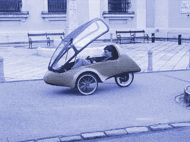 Picture: the Pannonrider (picture credit) has solar panels on the bodywork (wind power is another option!).