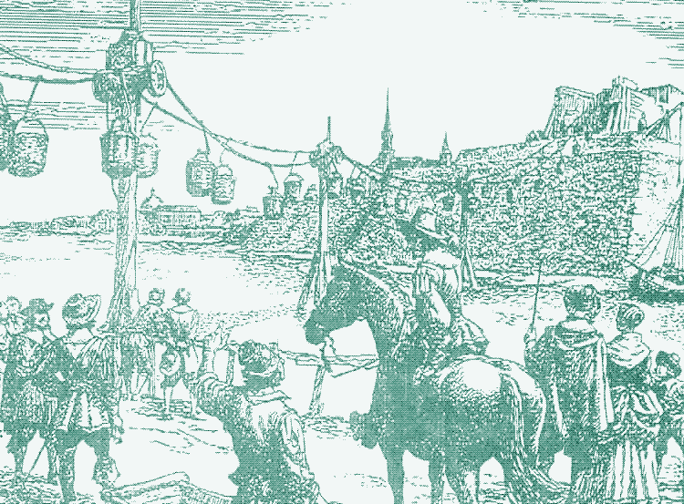 Image: Ropeway in Gdansk, built by Wybe Adam, 1644.