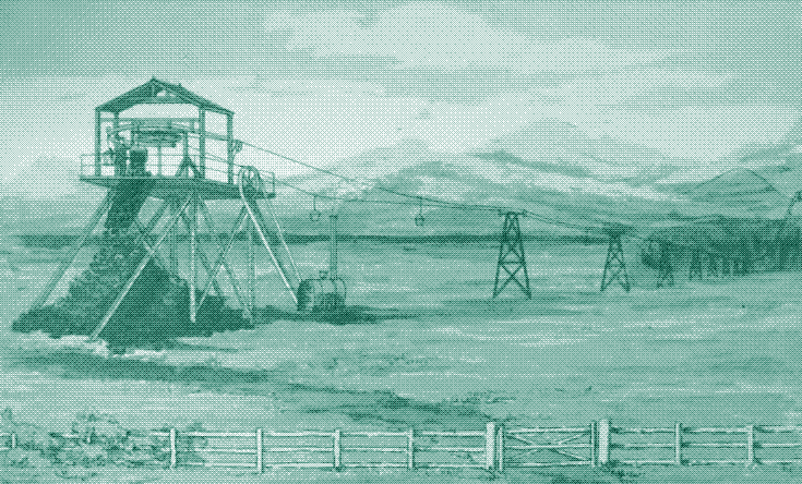 Image: Aerial ropeway.