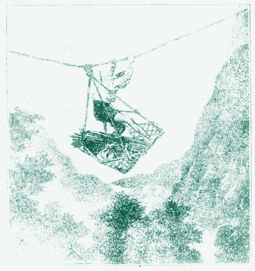 Image: Ancient ropeway.