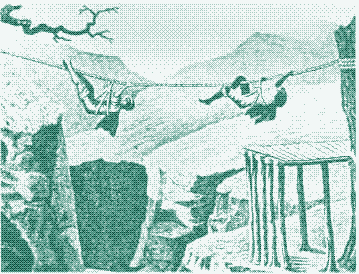 Image: Ancient ropeway.