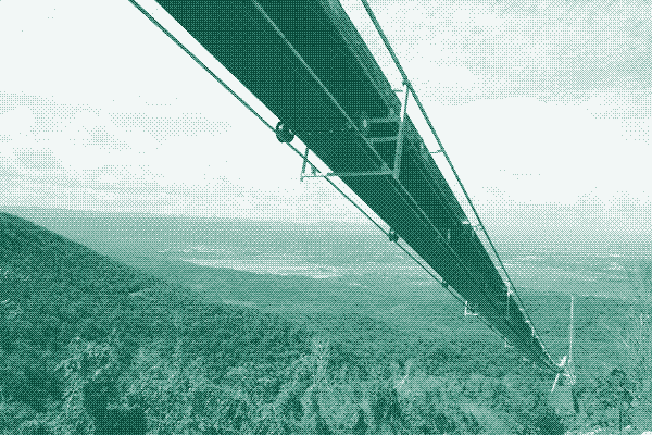 Image: A Ropecon system in Jamaica. Credit: Doppelmayer.