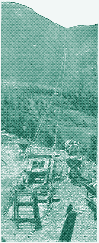 Image: Military ropeway.