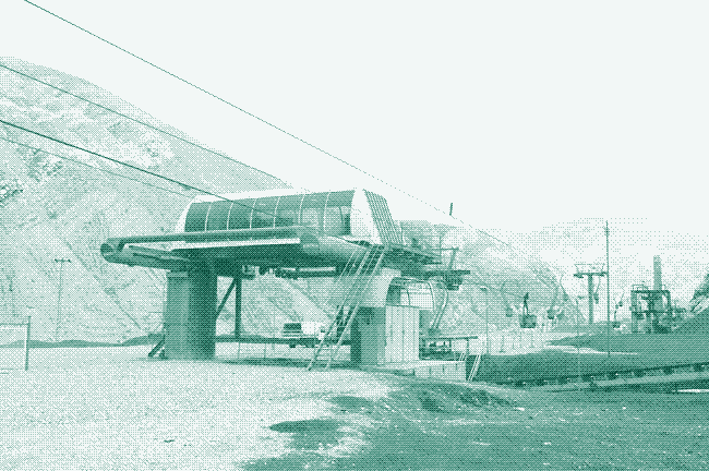 Image: A ropeway for a mining company.