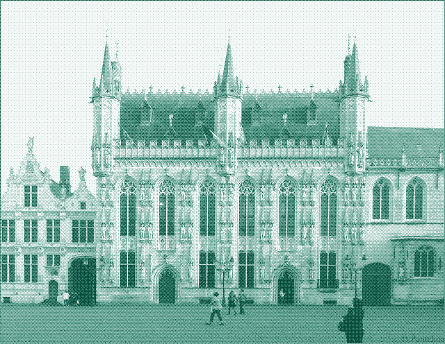 Image: The town hall in Bruges, built in 1376. Photo credit: Pantchoa.