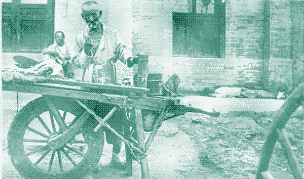 Image: A Chinese wheelbarrow.