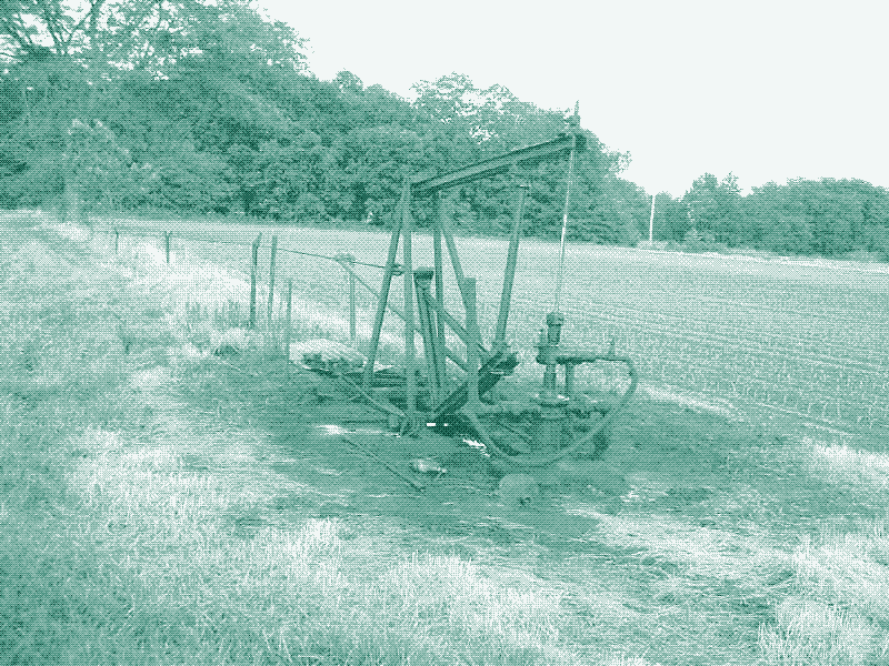 Pennsylvania jerker line system, Flat Rock, Illinois, US. Source: Old Iron.