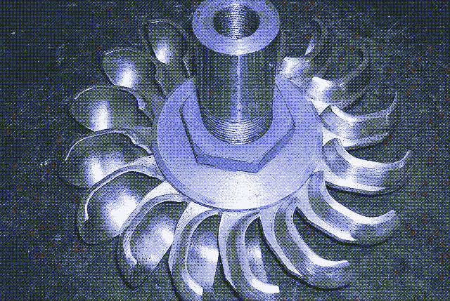 The bronze runner of the Watermotor model 150. Picture: Campo Nuevo.
