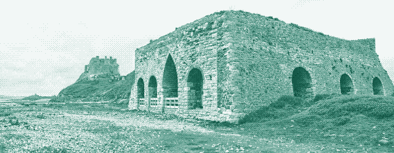 Lindisfarne had a large limeburning industry and the kilns, which were built in 1860, are among the most complex in Northumberland. Picture by Tom Blackwell