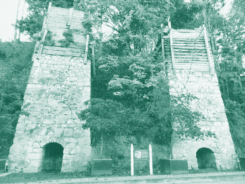 Lime kilns on San Juan Island, USA, built by the British. Picture by Travis.