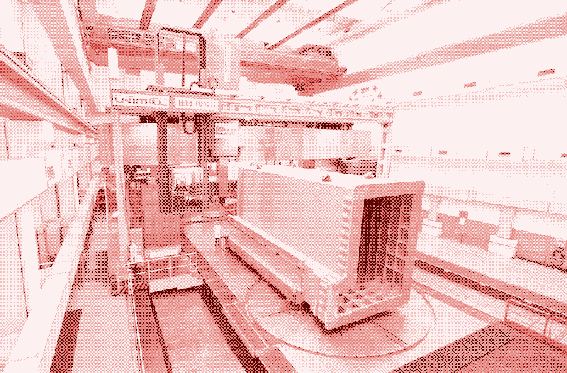 Image: Building-sized CNC milling machine. Pietro Carnaghi.