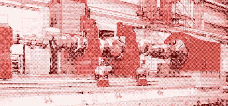 Image: Large CNC turning centre. Bost Machine Tools Company.