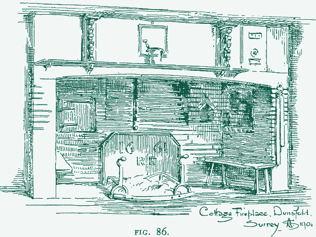 A sitting area close to the fireplace (Source: The English Fireplace).