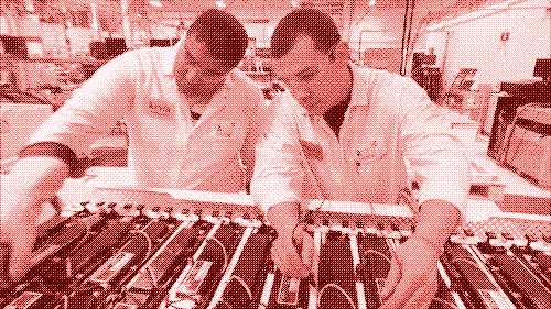 Testing a lithium-ion battery. Image: A123 Systems.