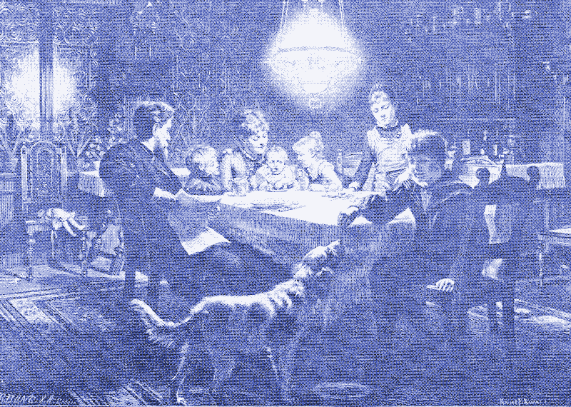 Late 19th century, the only electric load in households was lighting.