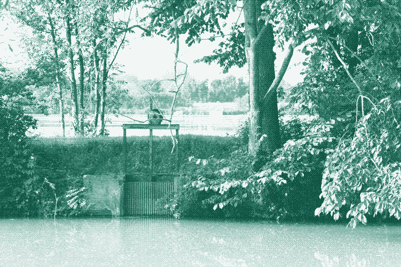 Image: Feed channel for the fish ponds of the Munich sewage-fed aquaculture system. Image by Bjs (CC BY-SA 3.0), Wikimedia Commons.