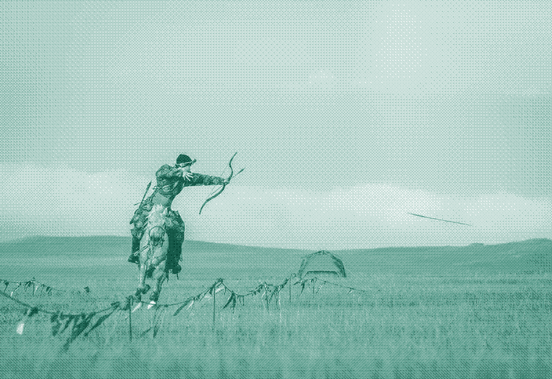 Image: A Mongolian horse archer. Credit: Nasanbat Nasaa. Via Traditional Manchu Archery.
