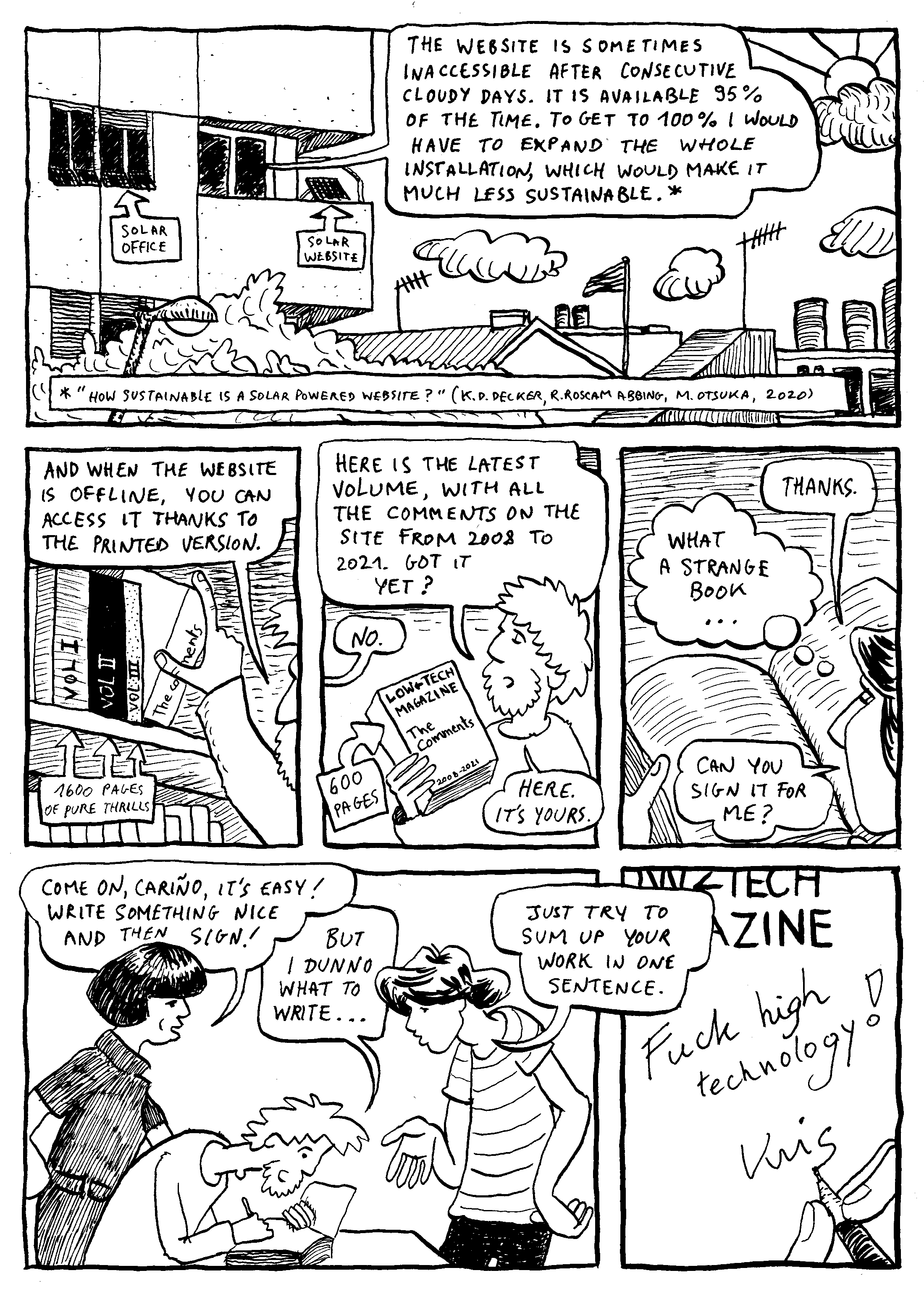Page 6 of the Comic &ldquo;Back to the future of technology&rdquo; by Guillaume Lion