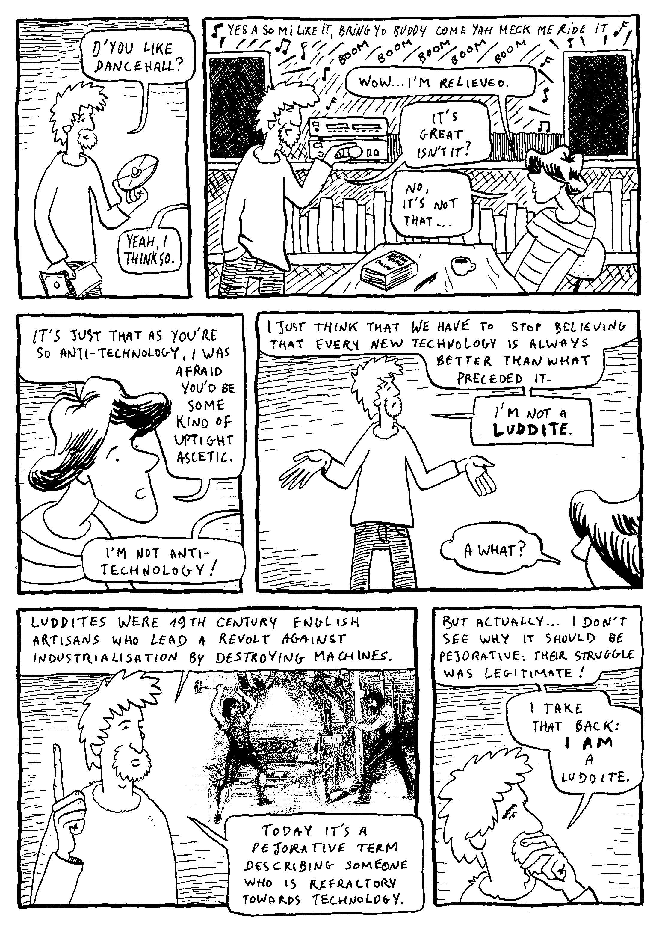 Page 7 of the Comic &ldquo;Back to the future of technology&rdquo; by Guillaume Lion
