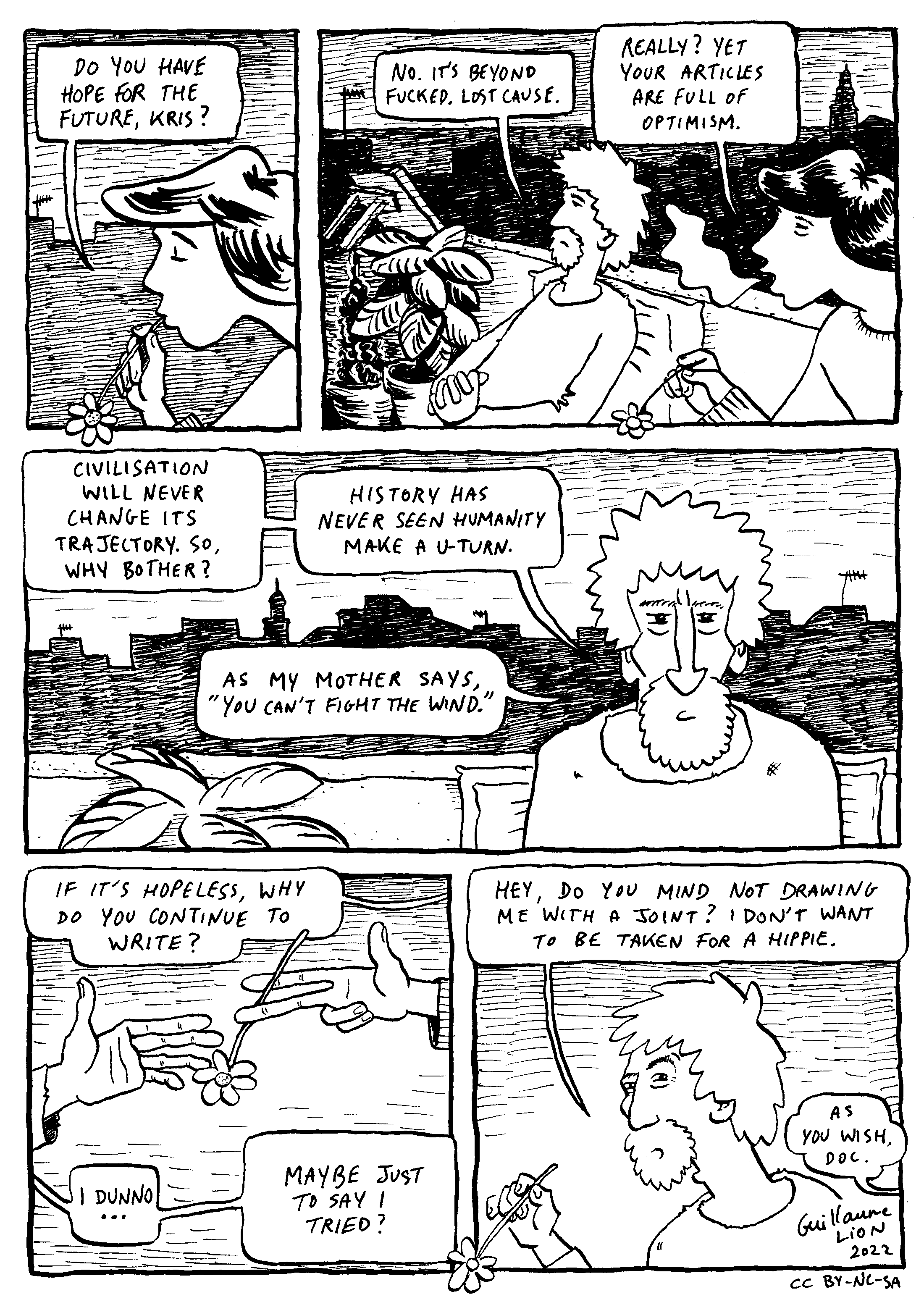 Page 12 of the Comic “Back to the future of technology” by Guillaume Lion