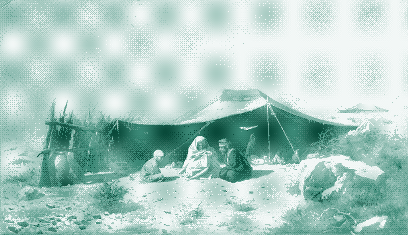 Image: &ldquo;Arabs in the desert&rdquo;, a painting by Vasili Veresjtsjagin. End of 19th or early 20th century. Image in the public domain. Inside the tent, temperatures could be up to 10-15 degrees Celsius cooler than in the surrounding atmosphere.