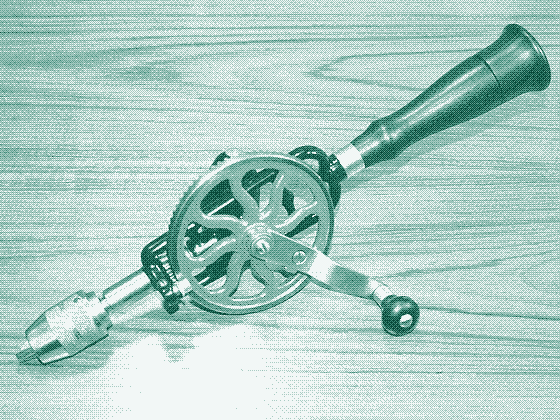 Taladro de mano Millers Falls No. 2. Fuente: WK Fine Tools.