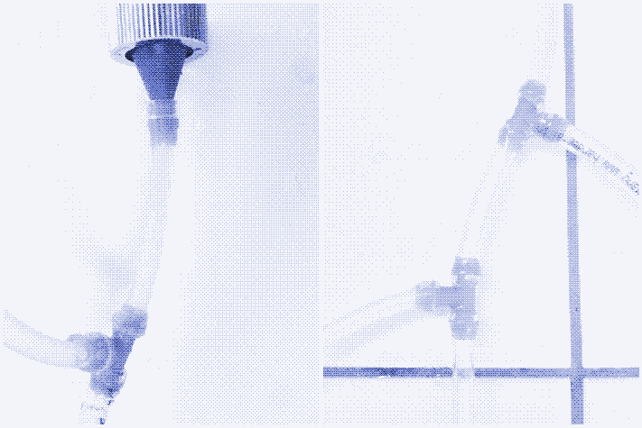FOTO. Detalle de la ducha de niebla de bricolaje de Jonas Görgen.