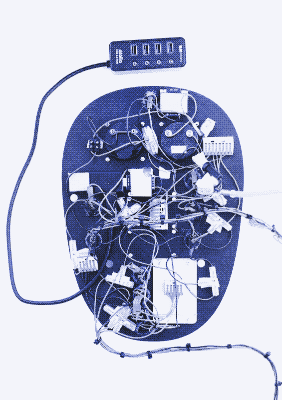 Imagen: La parte posterior del panel de control.