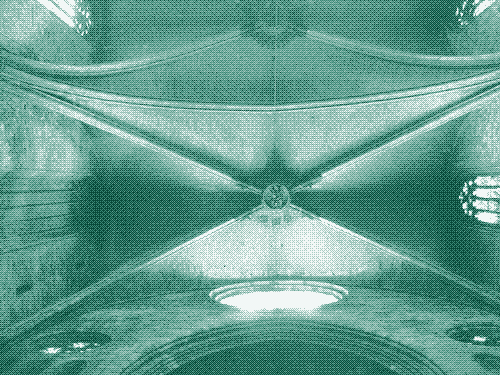 Image : Voûtes catalanes dans la cathédrale Sainte-Marie de Gérone.
