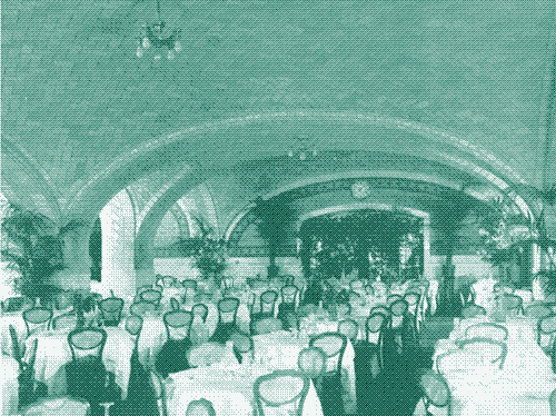 Image : Le plafond du Grand Central Oyster Bar.
