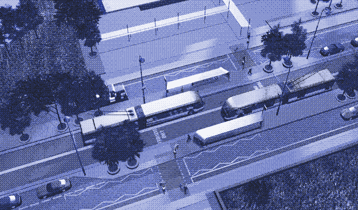 Image : Conception d’une voie de trolleybus à Quito.