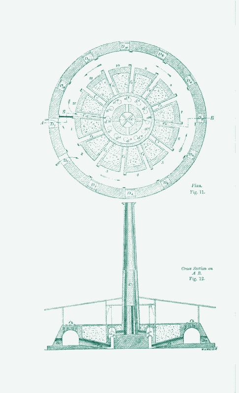 Image: Dessin d&rsquo;un four Hoffmann.