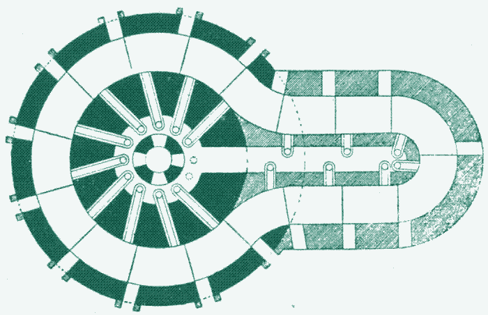 Image: Une four « zigzag ».