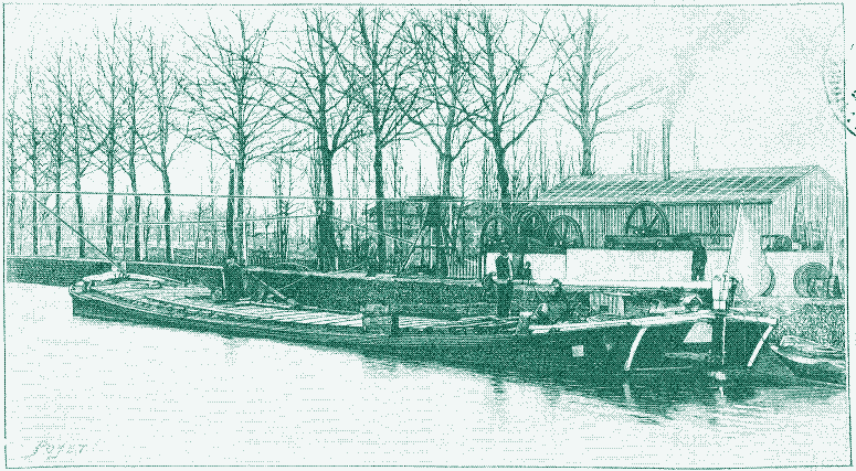 Image : un bateau funiculaire.