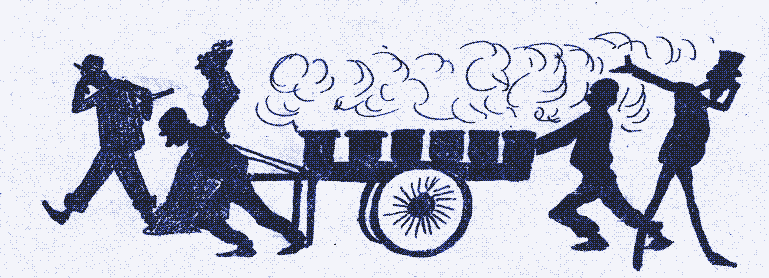 Caricature de collecte de « night soil ». Source.
