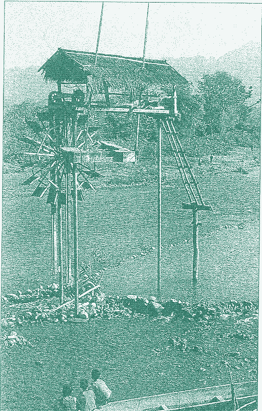 Image : Un moulin suspendu japonais.